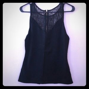 EXPRESS Black lace top